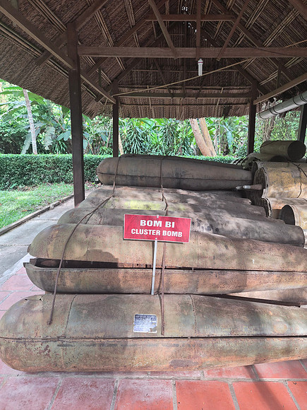 “Cu Chi Tunnels Vietnam blog with unexplored bombs”