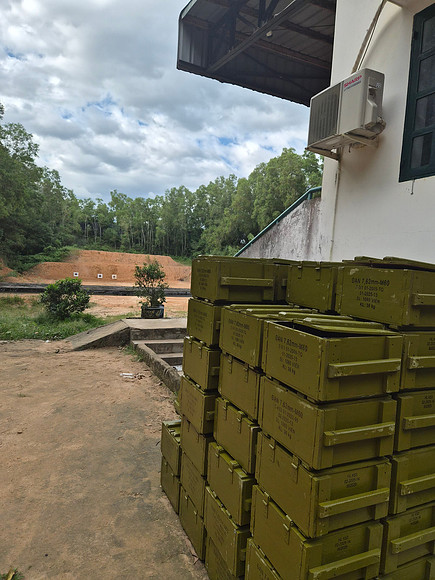 “Cu Chi Tunnels Vietnam blog with unexplored bombs”
