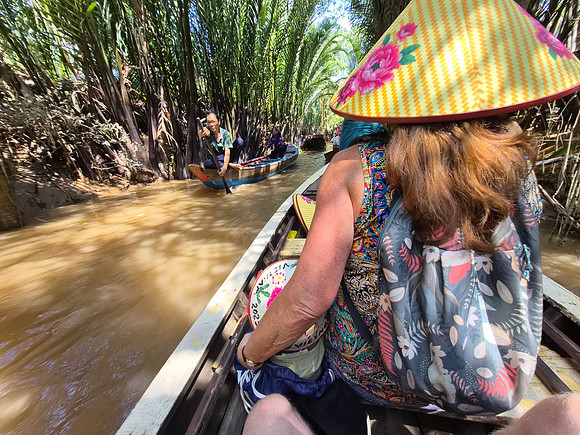 About through the Mekong bamboo forest Vietnam