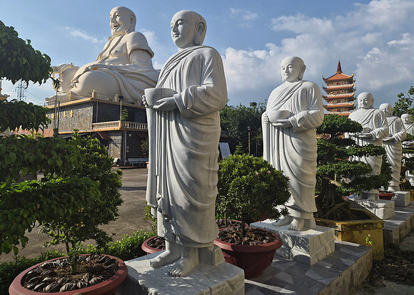 A place of calm Buddhist temple vietnam