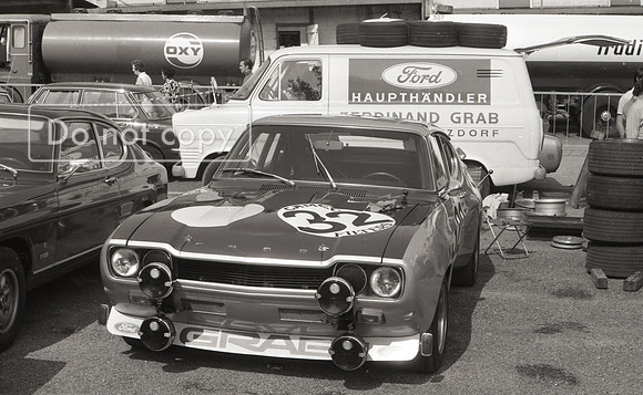 Ford Capri RS2600 #32 Menzel & Blank – Spa 24 Hours 1971 Paddock