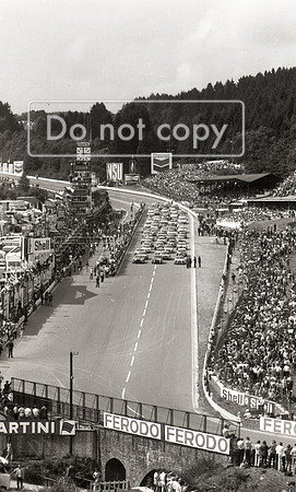 The Start Of The 1971 Spa 24 Hours