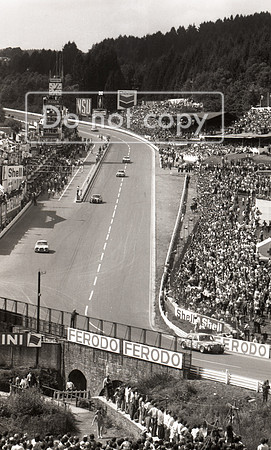 Just After The Start Of The 1971 Spa 24 Hours