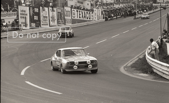 Winners Of Spa 24 1971 Dieter Glemser / Soler-Roig Cologne Ford Capri RS 2600 Eau Rouge