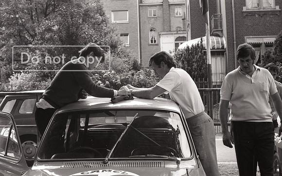 Ford Escort #53 Gets Its Race Number 1971 Spa