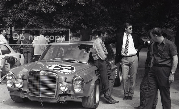 AMG Mercedes-Benz 300 SEL 6.8 #35 – Spa 24 Hours 1971 Paddock Scrutineering