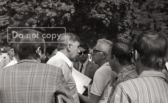 Heated Debate at the Spa 24 Hours 1971 Scutineering