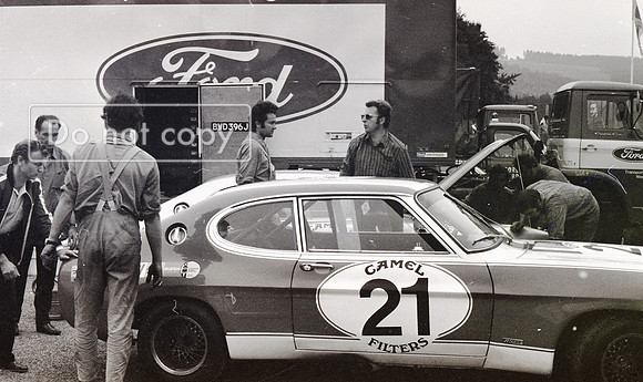 Jochen Mass & Gerry Birrell Ford Capri RS260 Side View #21