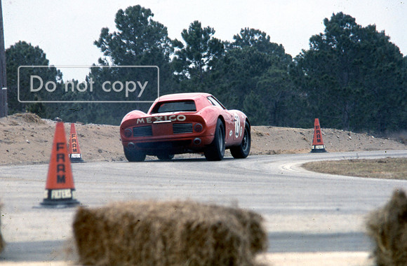 Ferrari 250 LM Ricardo Rodriguez (USA)/Federico de la Chica (USA) Sebring 12 hours 1967