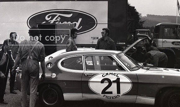 Jochen Mass & Gerry Birrell Ford Capri RS260 Side View