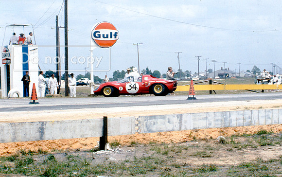 Scuderia Filipinetti Ferrari Dino 206 Gunther Klass & Herbert Muller Sebring 12 Hours 1967
